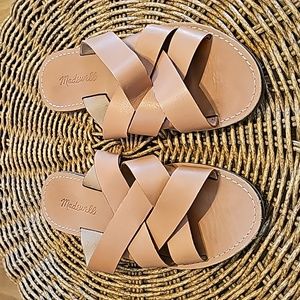 Madewell Boardwalk Woven Slide Women's Sandals, Size: 7